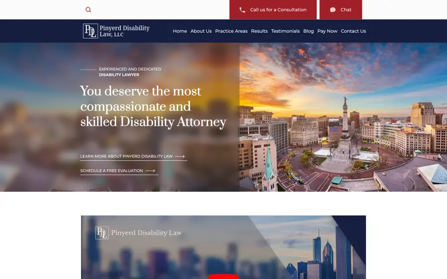 Pinyerd Law homepage