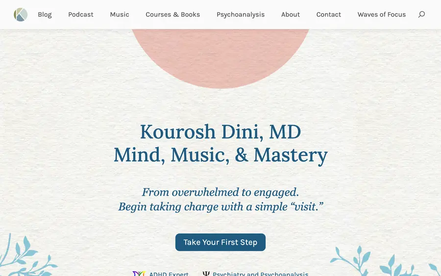 Kourosh Dini homepage